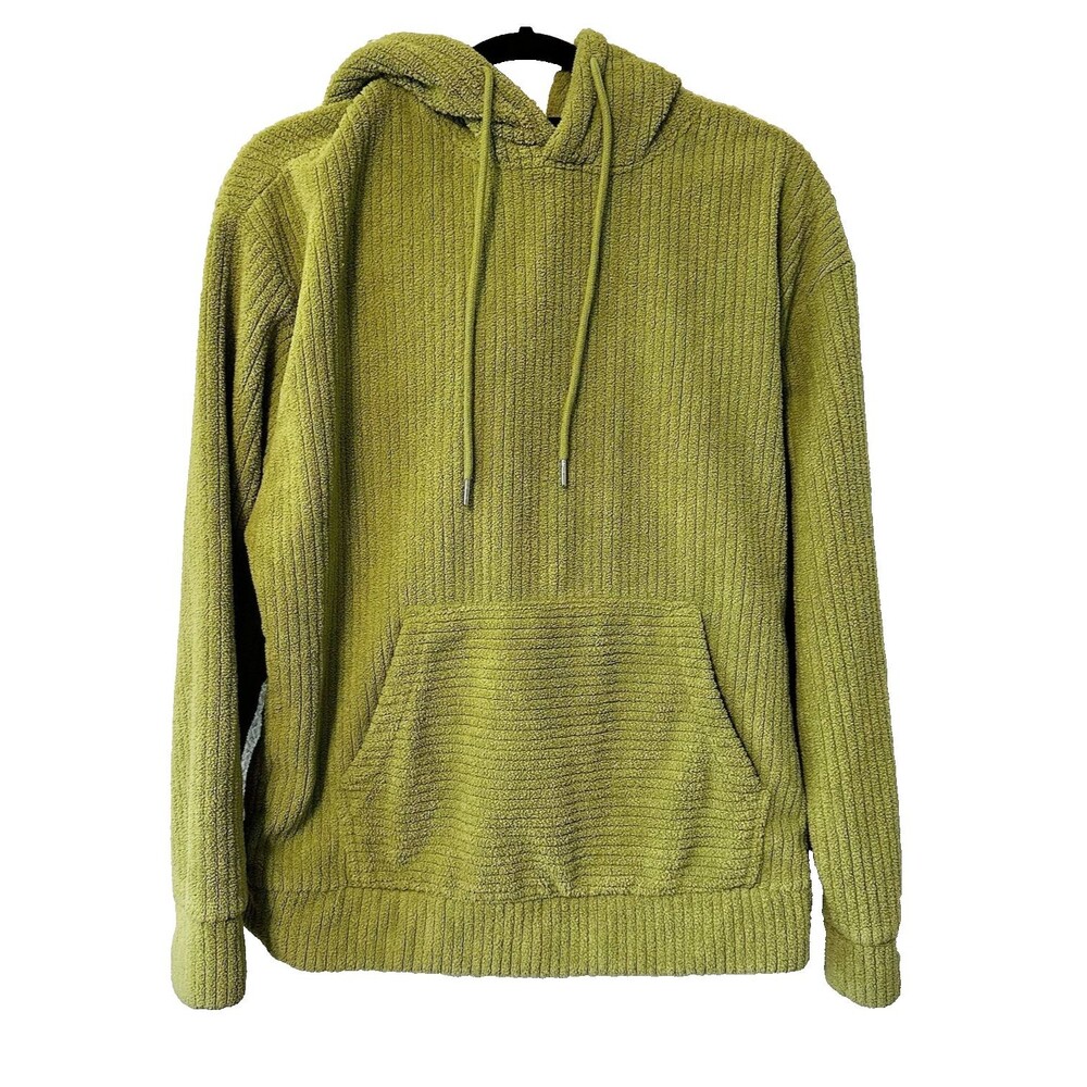 Earthbound Women’s Hoodie‎ Knit Lime Green Size Small Cozycore